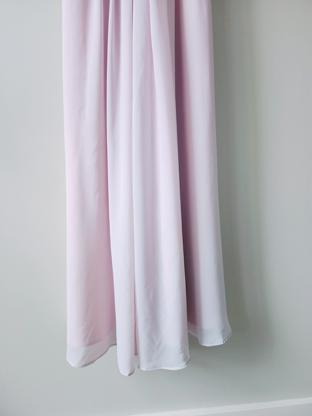 Light Pink Halter Floor Length Formal Dress - Picture 10 of 13
